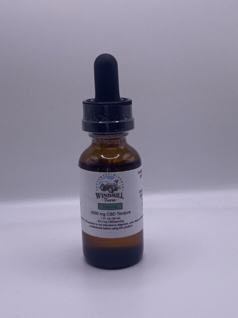 2000 mg CBD natural tincture